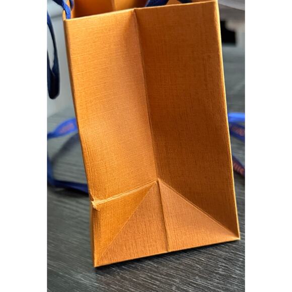 Authentic Louis Vuitton Small Gift Bag Blank Envelope Gift Tag And Ribbon Set - Picture 5 of 5